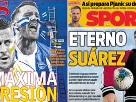 Portadas de la prensa deportiva del 10-07-20. AS/Sport