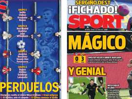 Portadas de la prensa deportiva del 02-10-20. AS/Sport