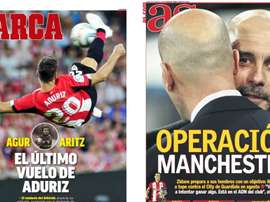 Les Unes des journaux sportifs en Espagne du 21 mai 2020. Marca/AS