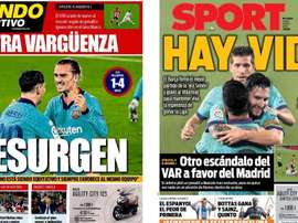 Barcelona complains about refereering for Madrid. Sport/MD