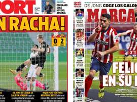 Portadas de la prensa deportiva del 25-01-21. Sport/Marca
