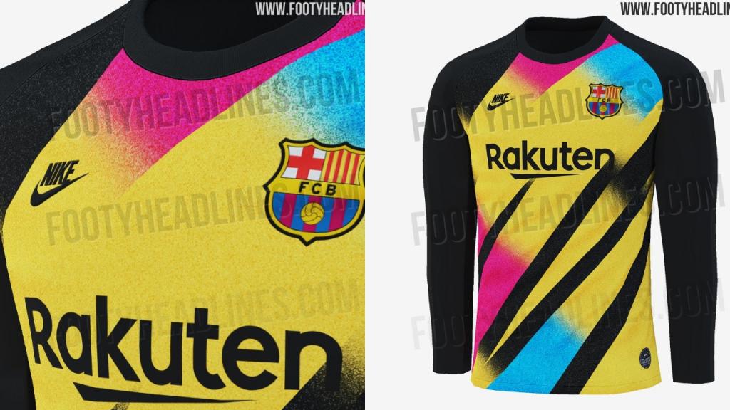 camiseta portero barcelona 2019