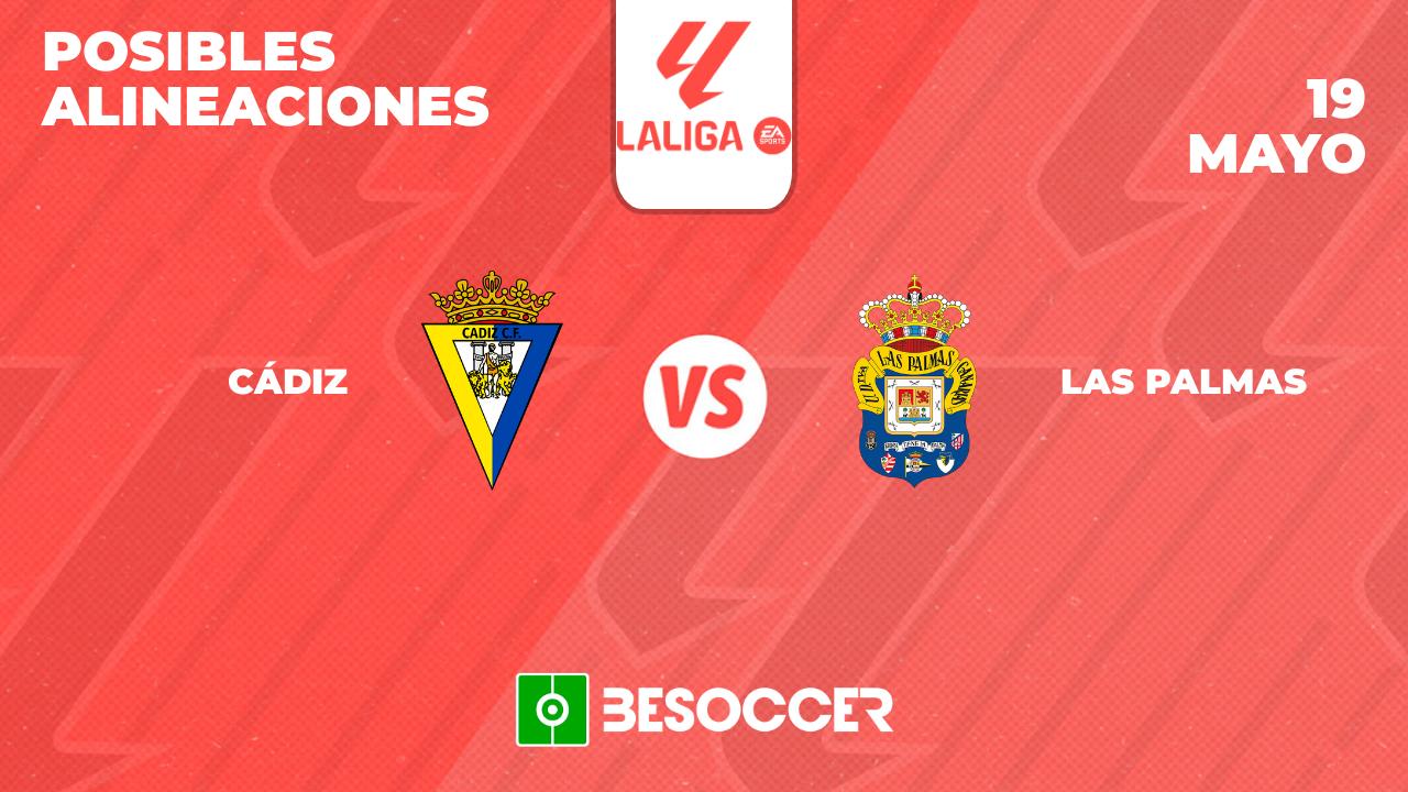 Posibles alineaciones del Cádiz vs Las Palmas