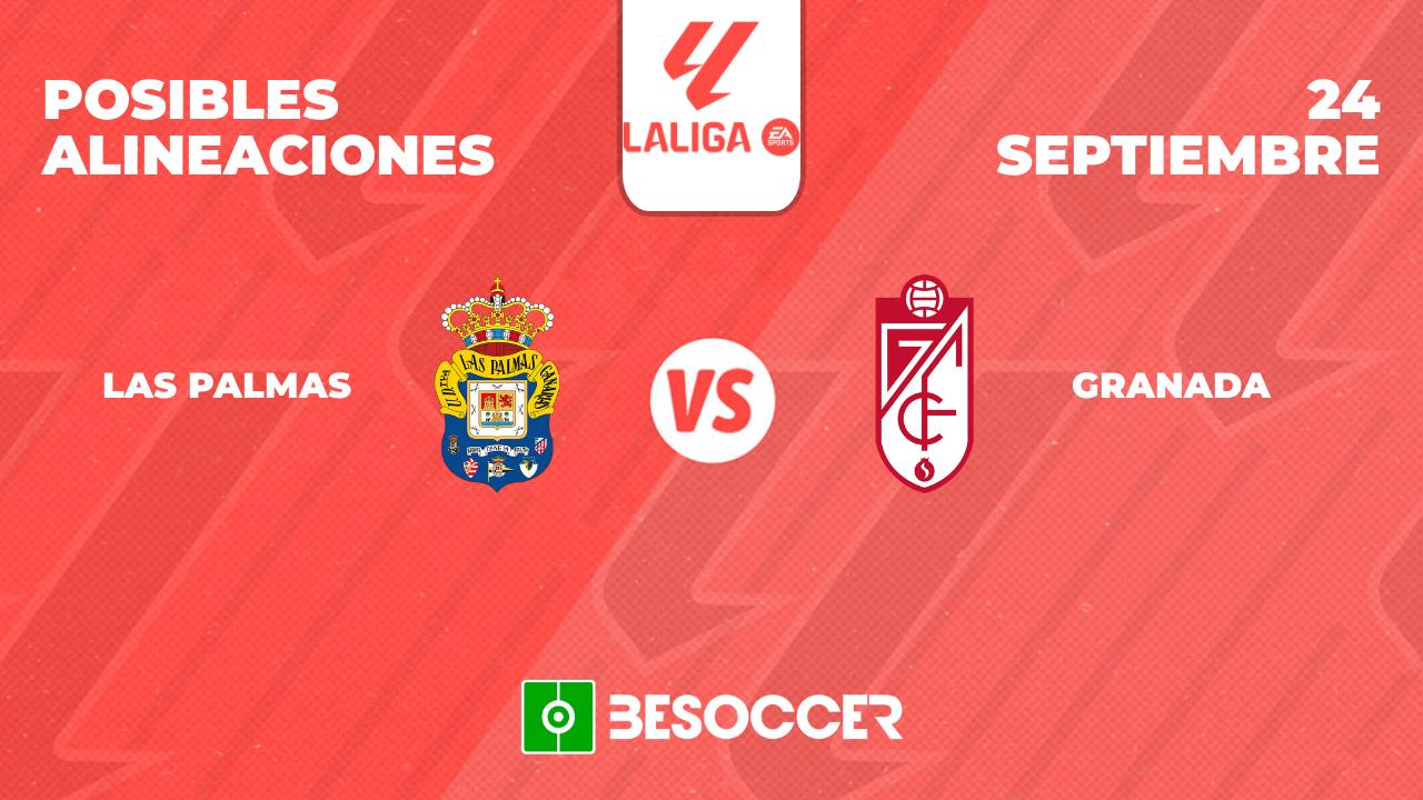 Posibles alineaciones de Las Palmas vs Granada