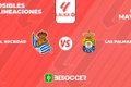 Posibles alineaciones de Real Sociedad vs Las Palmas