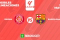 Posibles alineaciones del Girona vs Barcelona