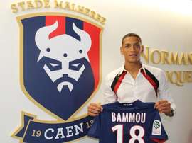 Bammou ya trabaja en el Caen. Twitter/SMCaen