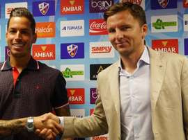 Presentación oficial de Javi Jiménez por el Huesca. SDHuesca