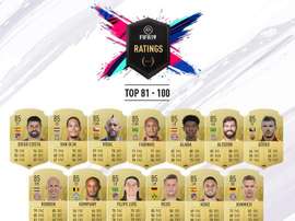 'EA Sports' desvela los primeros mejores jugadores del FIFA 19. Twitter/EASportsEsp