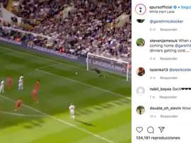 Tottenham quer Bale de volta. Instagram/spursofficial