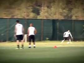 Quaresma a fait preuve d'une superbe finition avec ce coup du foulard. Instagram