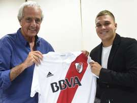 Quintero no River Plater. Twiiter/Riverplate
