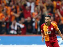 Falcao, de retour à l'entraînement. Twitter/GalatasaraySK