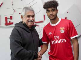 Rafael Brito acaba de renovar com o Benfica. SLBenfica