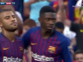 Rafinha est toujours en forme. Capture/FcBarcelone