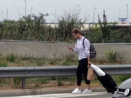 Rakitic affecté par les manifestations en Catalogne. Twitter/Prec96