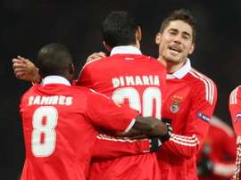 Di María fue uno de los protagonistas en el Benfica-Nápoles. Benfica