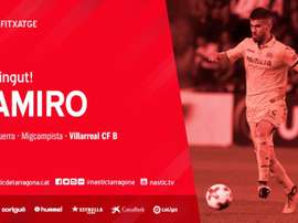 Ramiro Guerra jugará en el Nàstic hasta final de temporada. Twitter/NasticTarragona