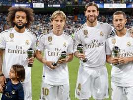 They paid tribute. Twitter/realmadrid
