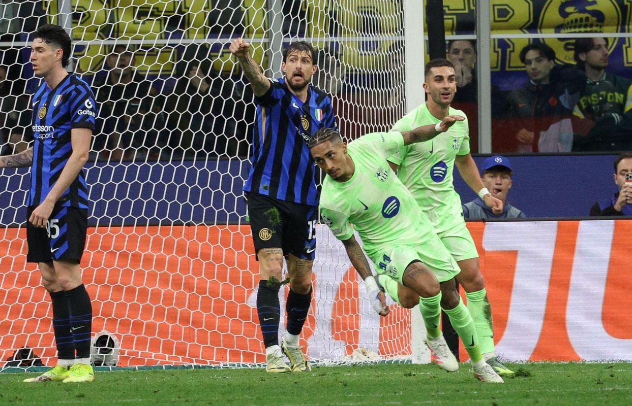 Raphinha, sin premio tras firmar la mejor Champions ofensiva de la historia del Barça