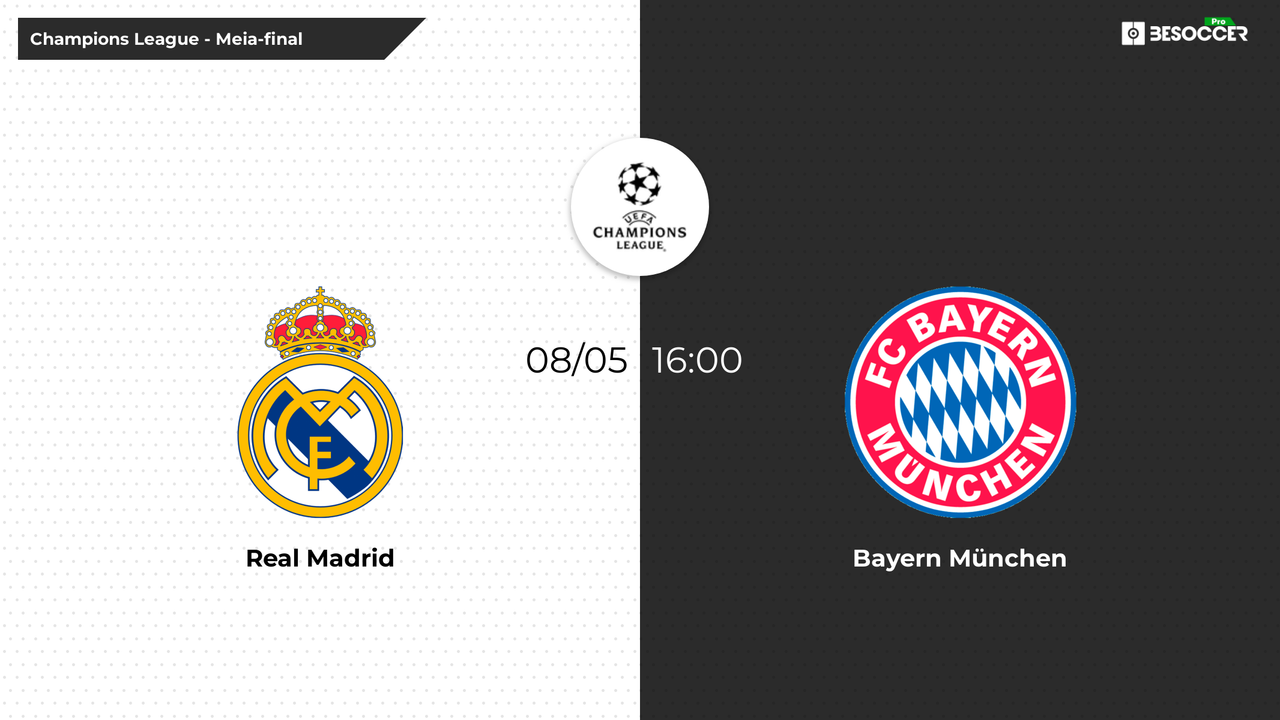 Real Madrid - Bayern: Veja as principais estatísticas para o duelo