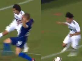 Lainez est l'auteur d'une dribble incroyable. Twitter/miseleccionmx
