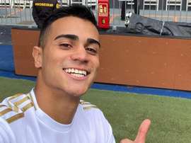Reinier pode ficar muito tempo sem jogar. Twitter/realmadrid