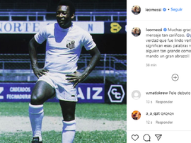 Messi risponde a Pelè. LeoMessi