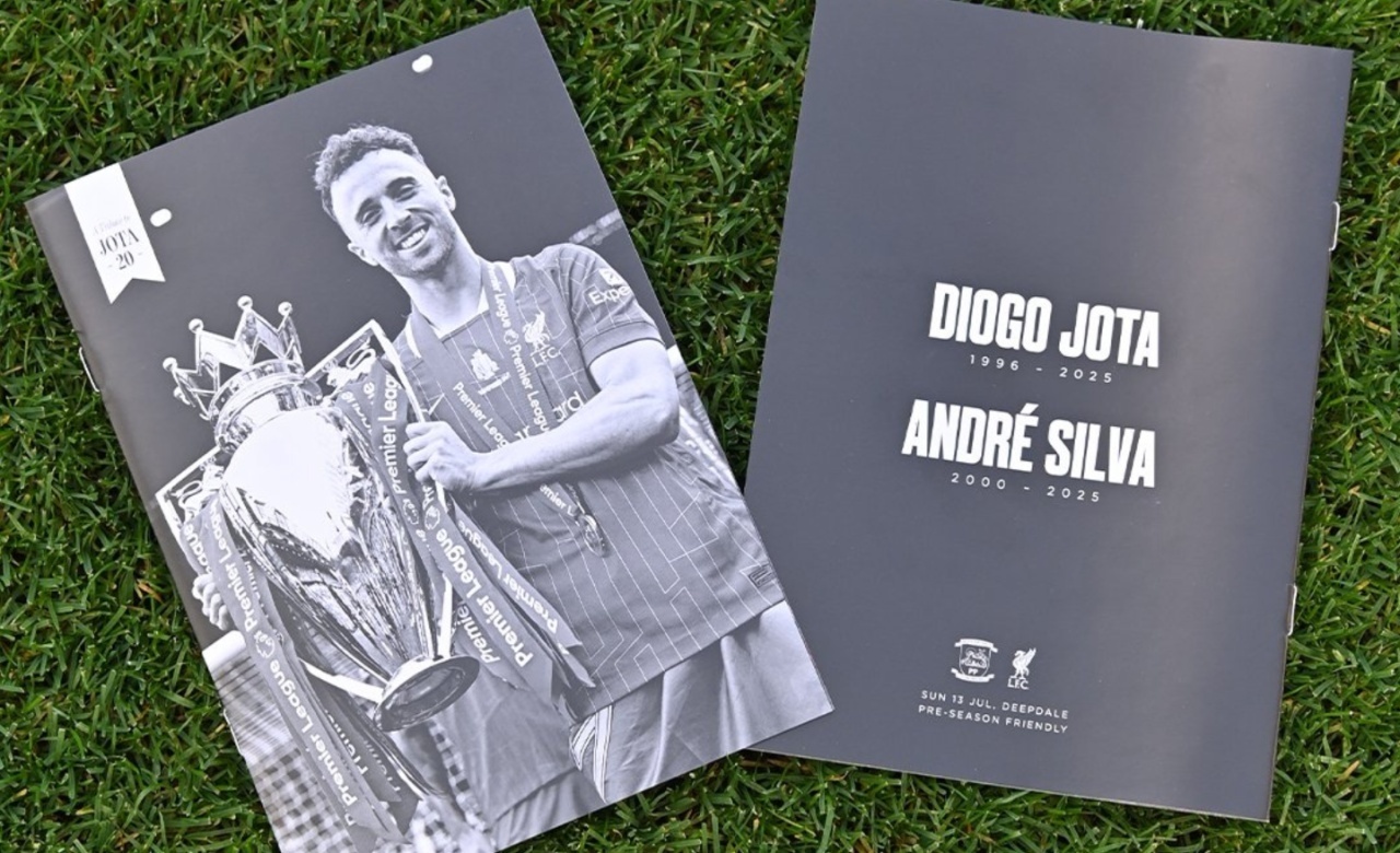 El Preston dedicó su revista prepartido a Diogo Jota y André Silva