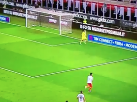 Ricardo Rodríguez et Donnarumma ont failli faire une belle erreur face au Benevento. Twitter