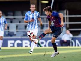 El Barcelona B no pasó del empate. Twitter/FCBarcelonaB
