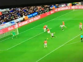 Ritchie gave Newcastle a shock lead over United. Twitter