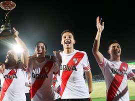 River, uno de los ganadores de la Suruga Bank. AFP