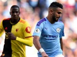 Mahrez praised Guardiola. AFP