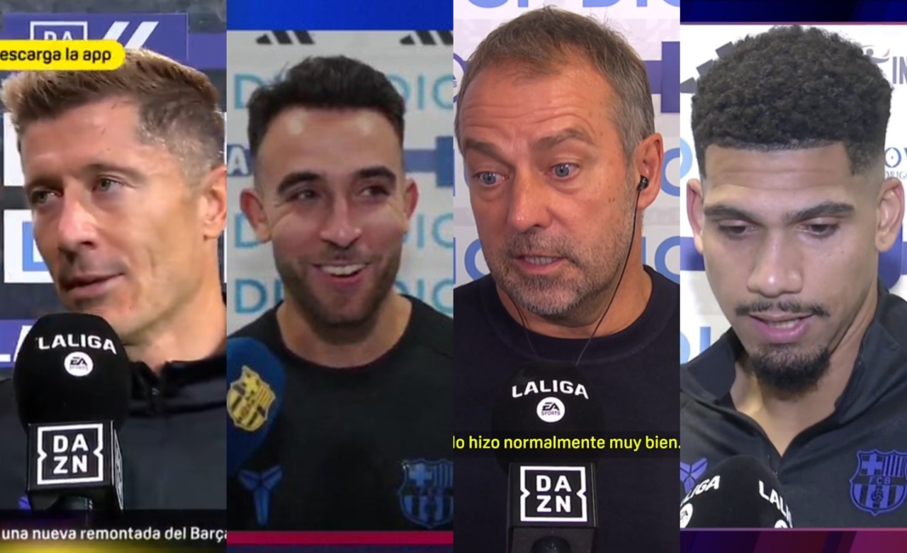 Barcellona: Flick, Araujo e Lewandowski sulla vittoria