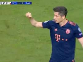 Imparable Lewandowski : 18 buts en 13 matches. Capture/Movistar