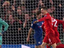 Lewandowski : deux passes décisives et un but pour prendre de l'avance sur Haaland. Twitter/Movistar