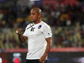 Roberto Carlos, avec le Delhi Dynamos. Twitter