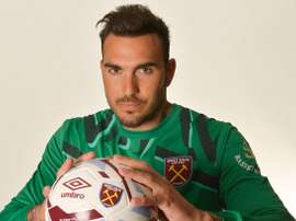 Roberto Jiménez sous le maillot de West Ham. WestHam