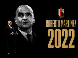 Roberto Martínez renovou como treinador da Bélgica até 2022. Twitter/BelgianRedDevils