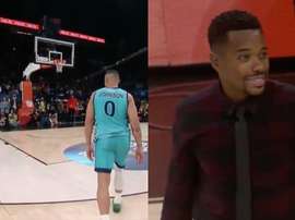 Robinho participa de concurso...de basquete! Captura/TivibuSpor