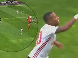 Robinho marcó un golazo en Turquía. Twitter/ESPN