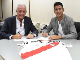 Angileri cubrirá la baja de Milton Casco. Twitter/CARPOficial