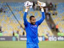 Rodolfo goleiro do Fluminense. Twitter @FluminenseFC