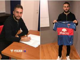 Depetris firma contrato por un año con Atlético Tigre. Catigreoficial