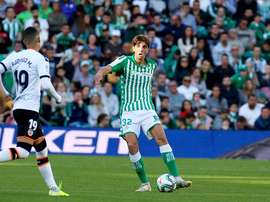 Edgar Gonzalez a fait sa première apparition en Liga. Twitter/RealBetis