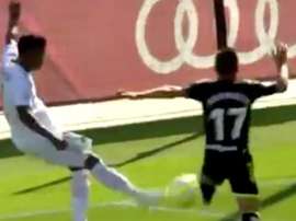 Golazo de Rodrygo. Capture/RealMadridTV