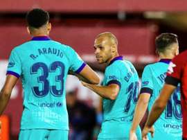 Braithwaite, com experiência no Camp Nou. FCBarcelona
