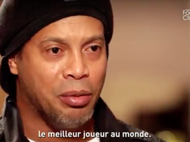Ronaldinho thinks Mbappe is the best upcoming player. Twitter/CanalFootClub
