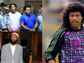 Ronaldinho, Trabelsi e Higuita, três ex-jogadores foram presos EFE/AFP/Wikipedia